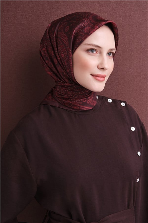 Armine Saf İpek Twill Eşarp 9640D 33