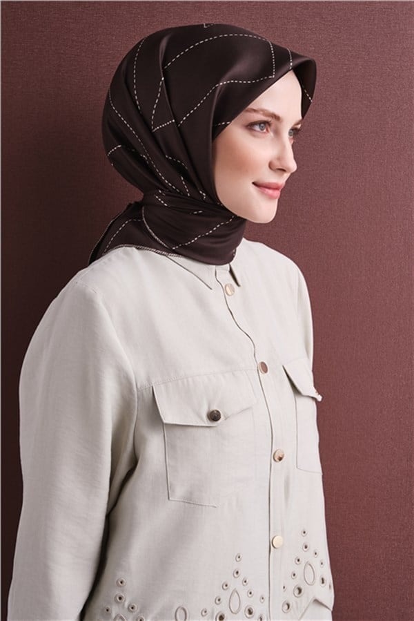 Armine Saf İpek Twill Eşarp 9642D 32