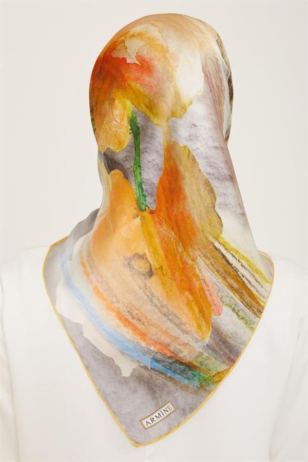 Armine Sura İpek Eşarp 9102-36