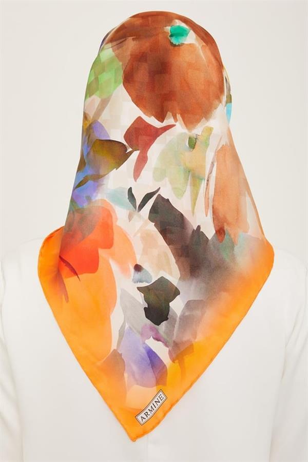 Armine Sura İpek Eşarp 9103-80