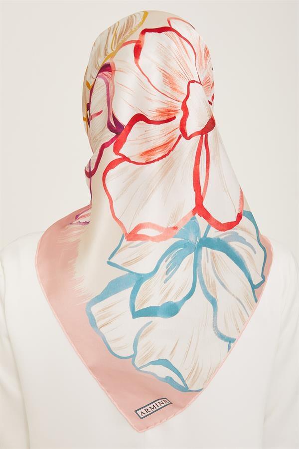Armine Sura İpek Eşarp 9110-08