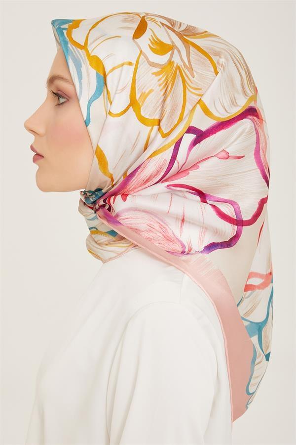 Armine Sura İpek Eşarp 9110-08