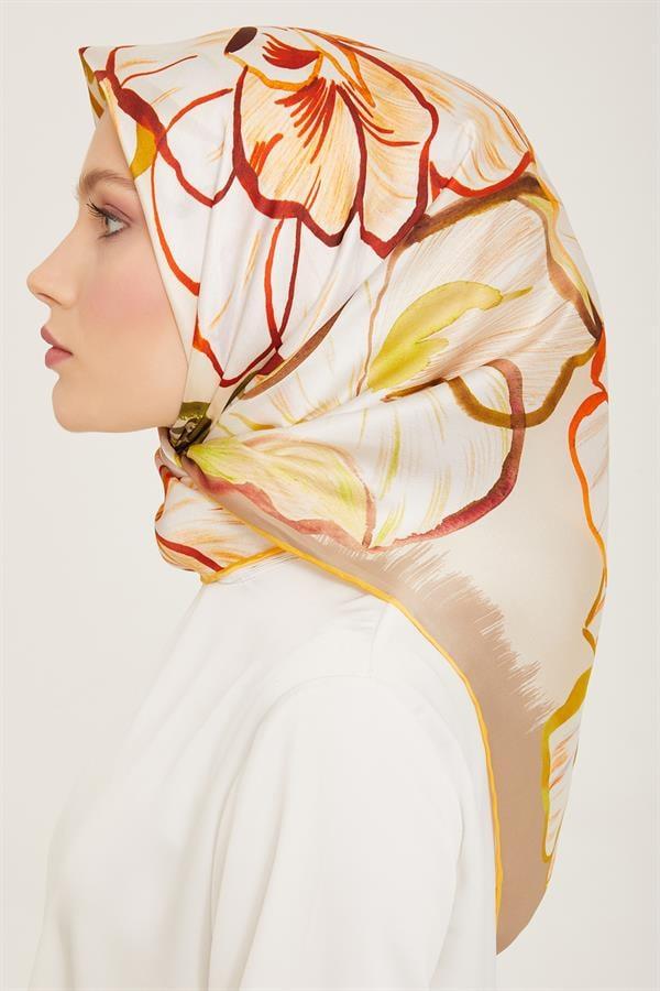 Armine Sura İpek Eşarp 9110-31