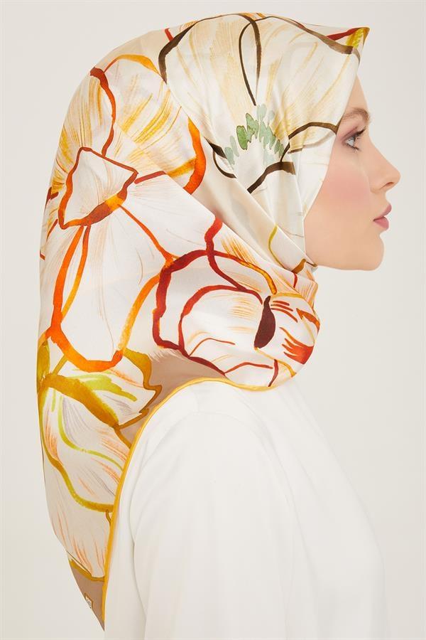Armine Sura İpek Eşarp 9110-31