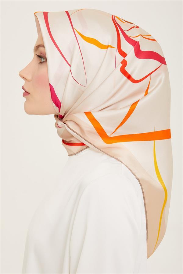 Armine Sura İpek Eşarp 9115-02