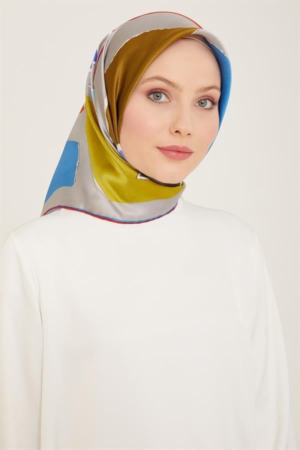 Armine Sura İpek Eşarp 9125-54