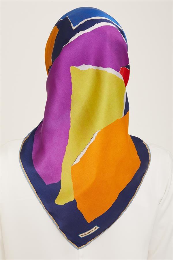 Armine Sura İpek Eşarp 9125-80