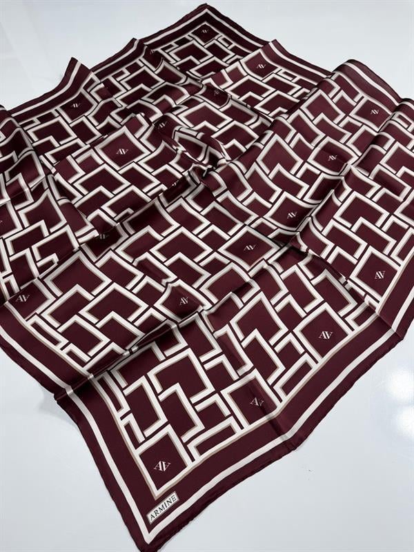 Armine Sura İpek Eşarp 9132-81