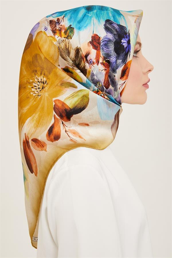 Armine Sura İpek Eşarp 9133-02