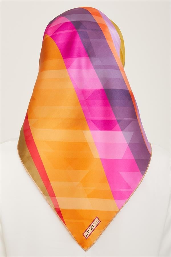 Armine Sura İpek Eşarp 9137-02