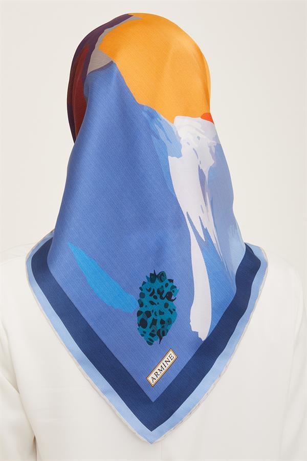 Armine Sura İpek Eşarp 9145-35