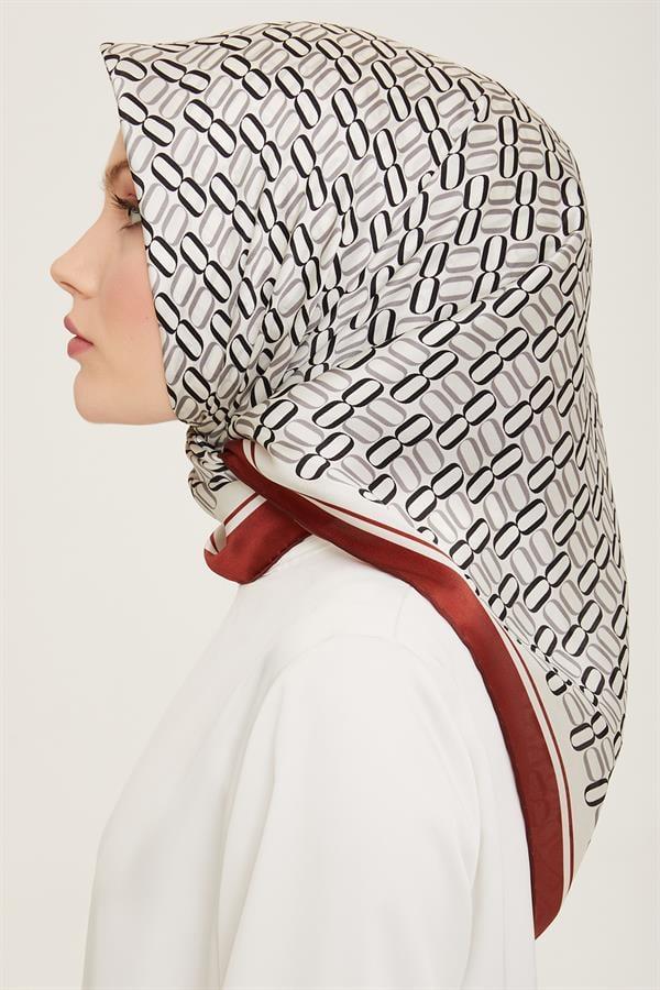 Armine Sura İpek Eşarp 9149-09