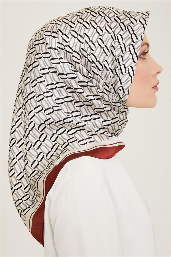 Armine Sura İpek Eşarp 9149-09