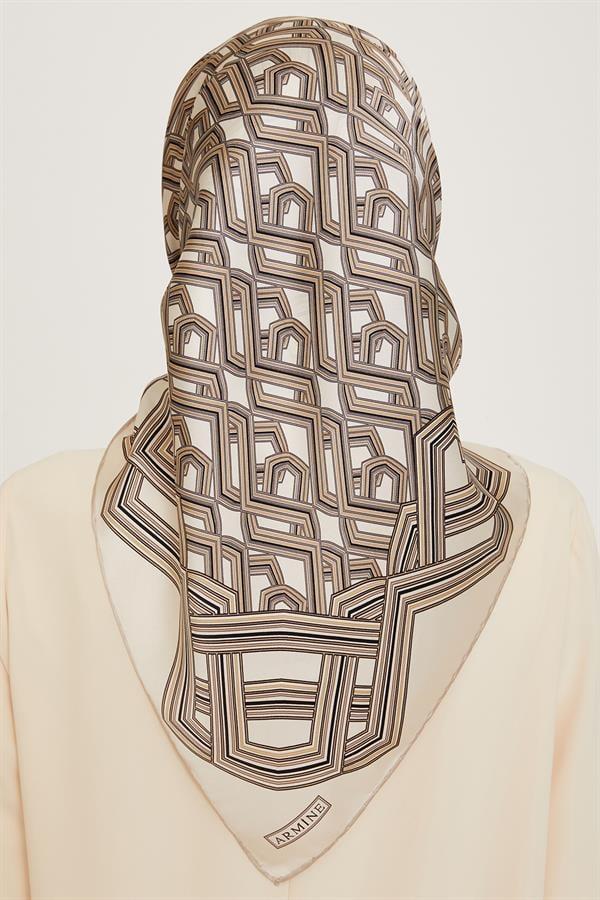 Armine Sura İpek Eşarp 9213-38