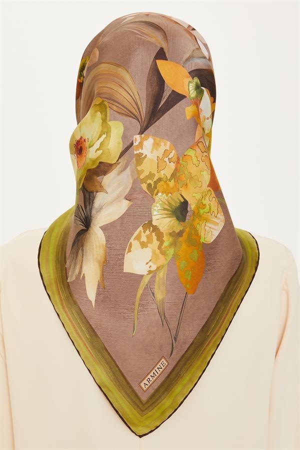 Armine Sura İpek Eşarp 9215-34
