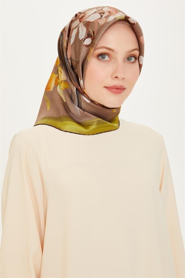 Armine Sura İpek Eşarp 9215-34