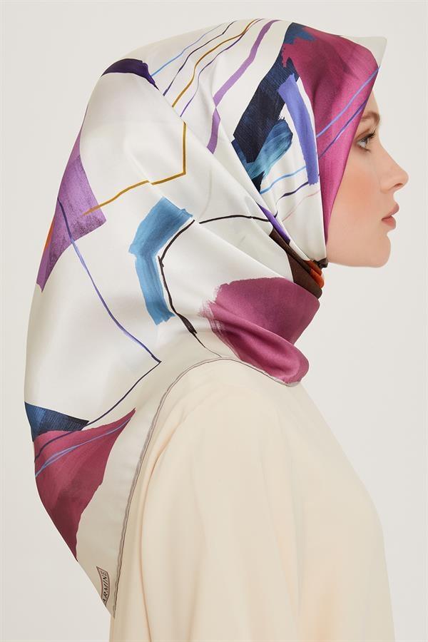 Armine Sura İpek Eşarp 9241-33