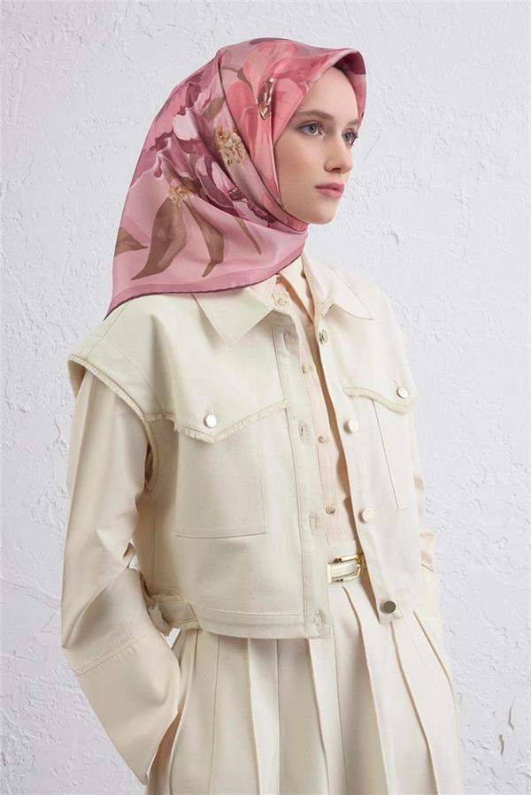 Armine Sura İpek Eşarp 9414-03