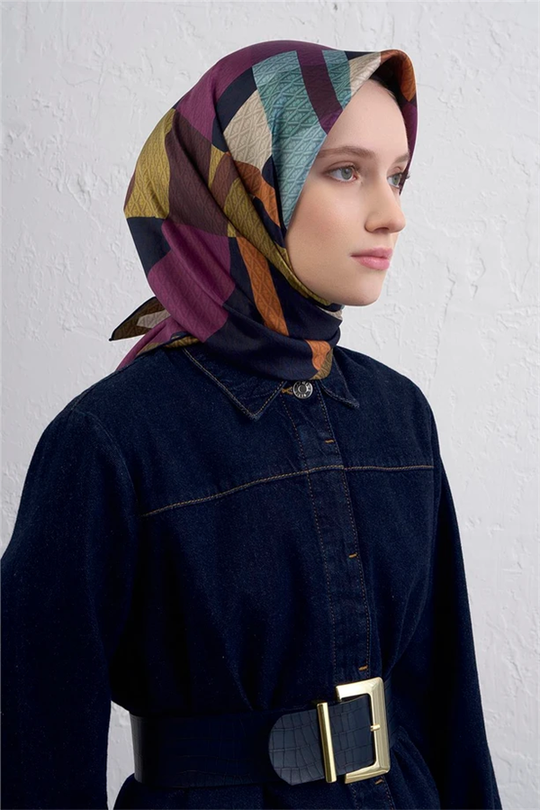 Armine Sura İpek Eşarp 9429-80