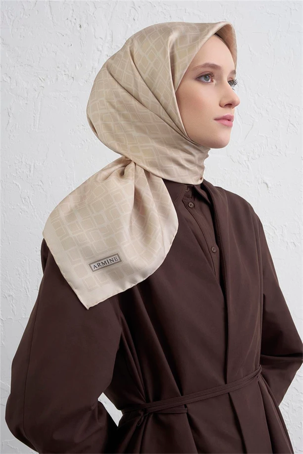 Armine Sura İpek Eşarp 9438-53