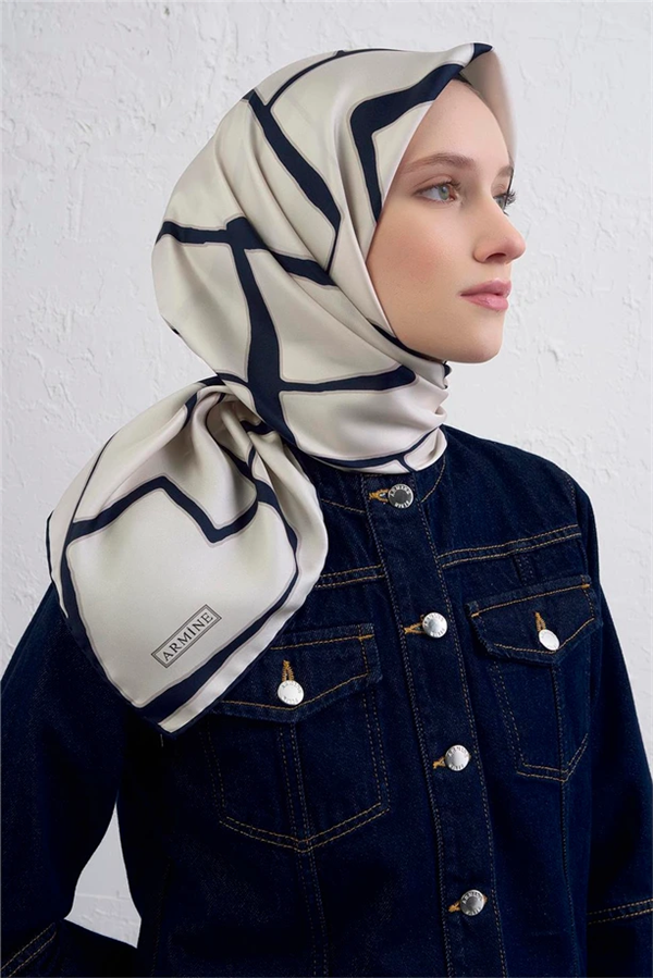 Armine Sura İpek Eşarp 9441-02