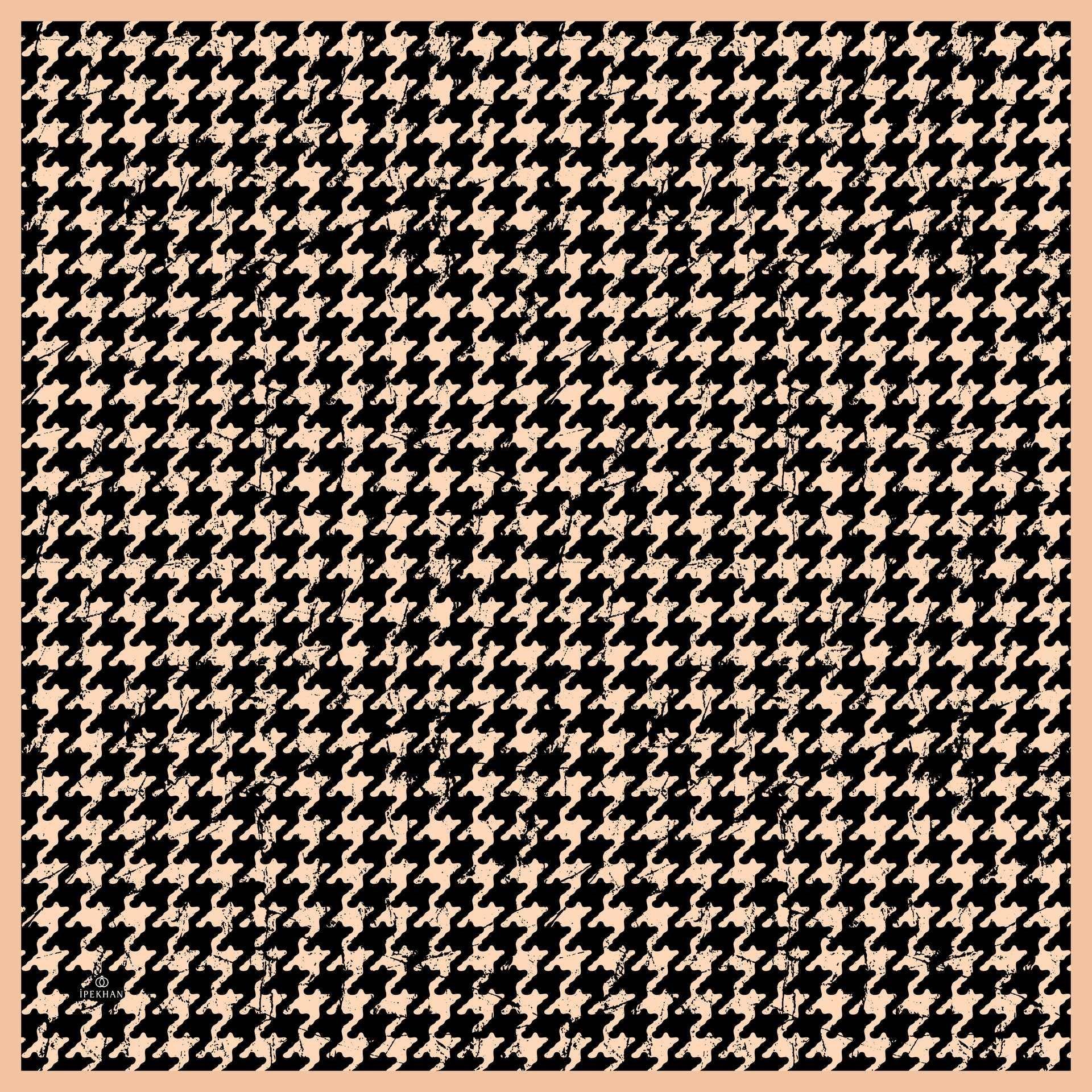 Aura Kazayağı Soft Eşarp Siyah Pembe 1155-12