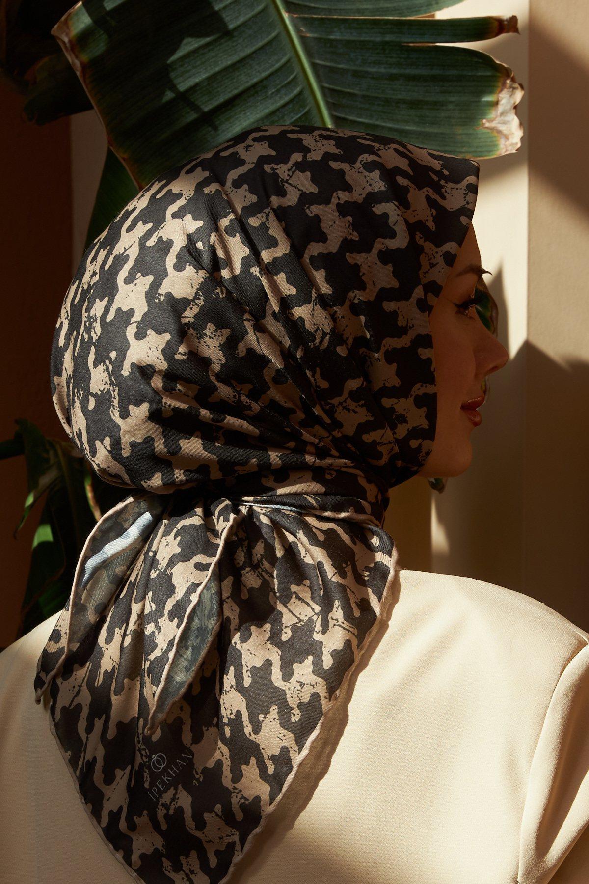 Aura Kazayağı Soft Eşarp Vizon 1155-17