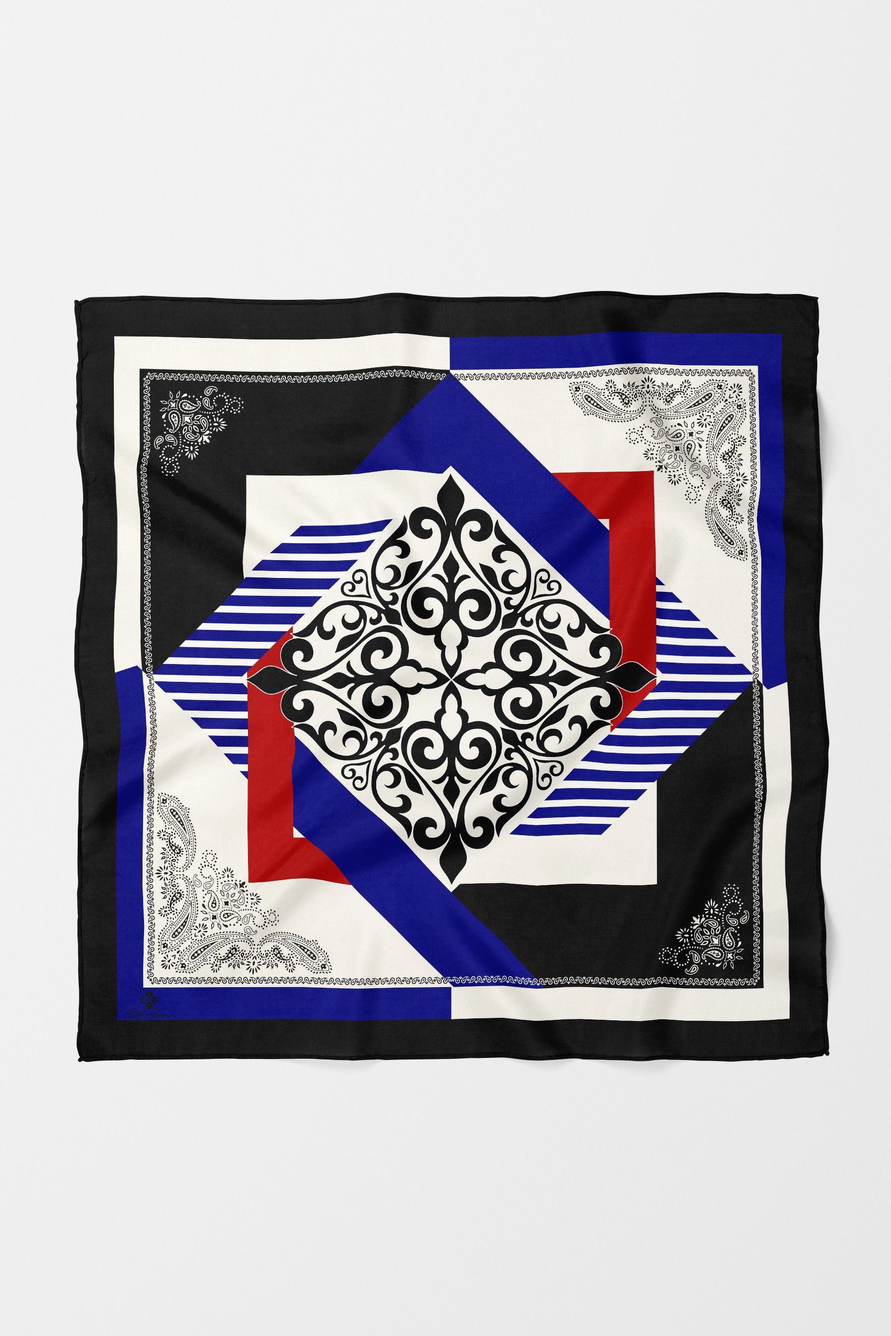 Bandana Ethnic Motif Desen Saks
