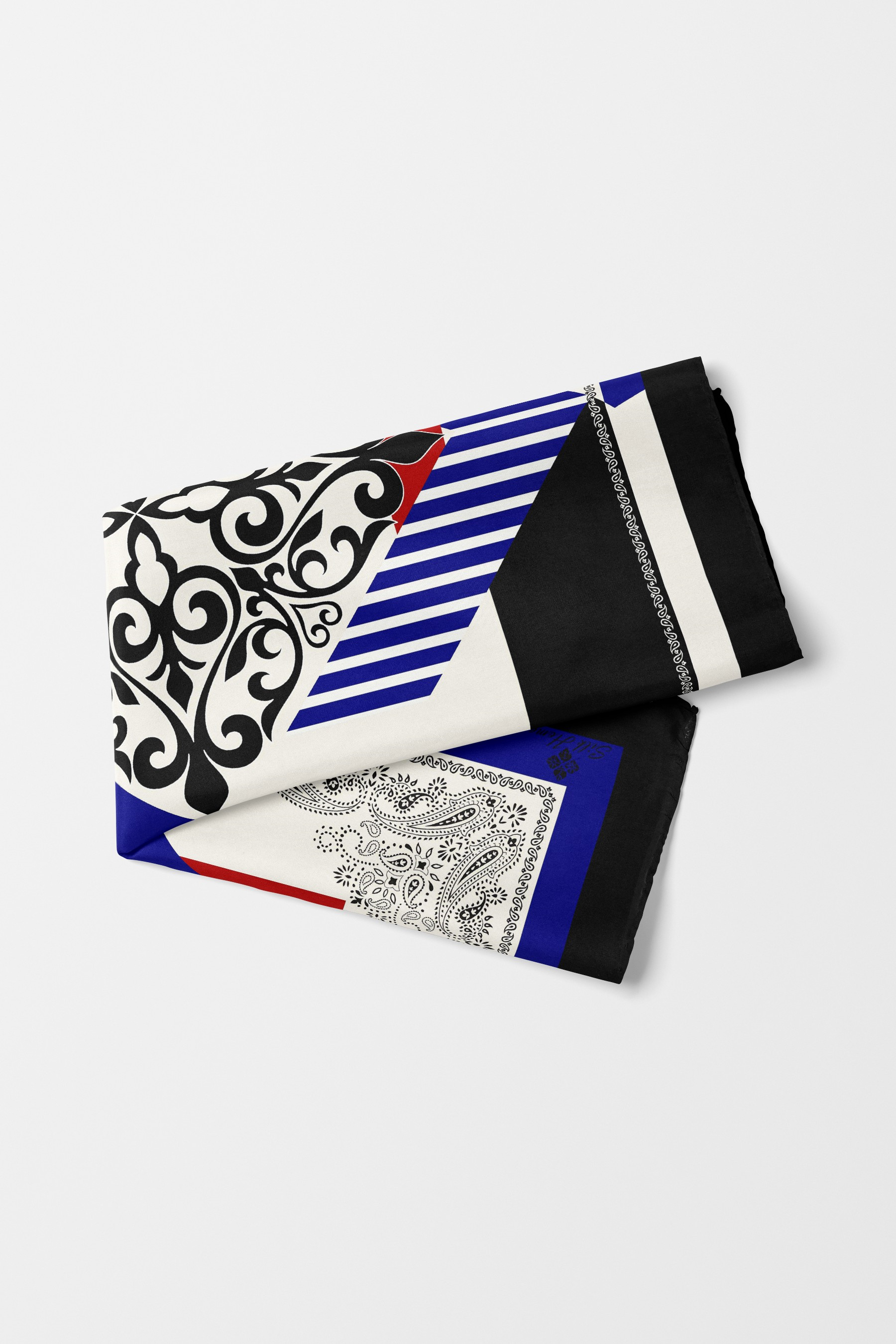 Bandana Ethnic Motif Desen Saks