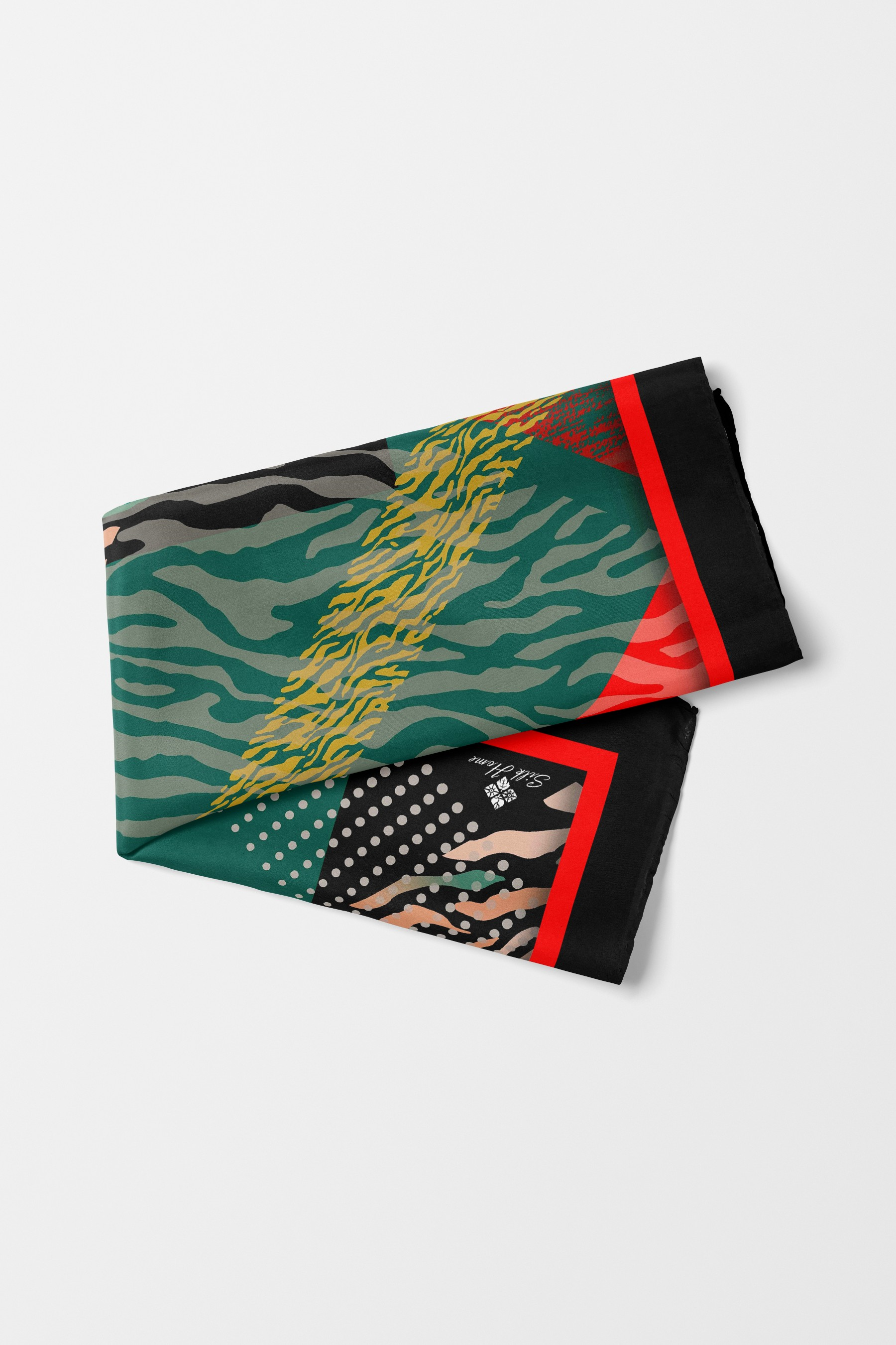 Bandana Kamuflaj Desen Siyah