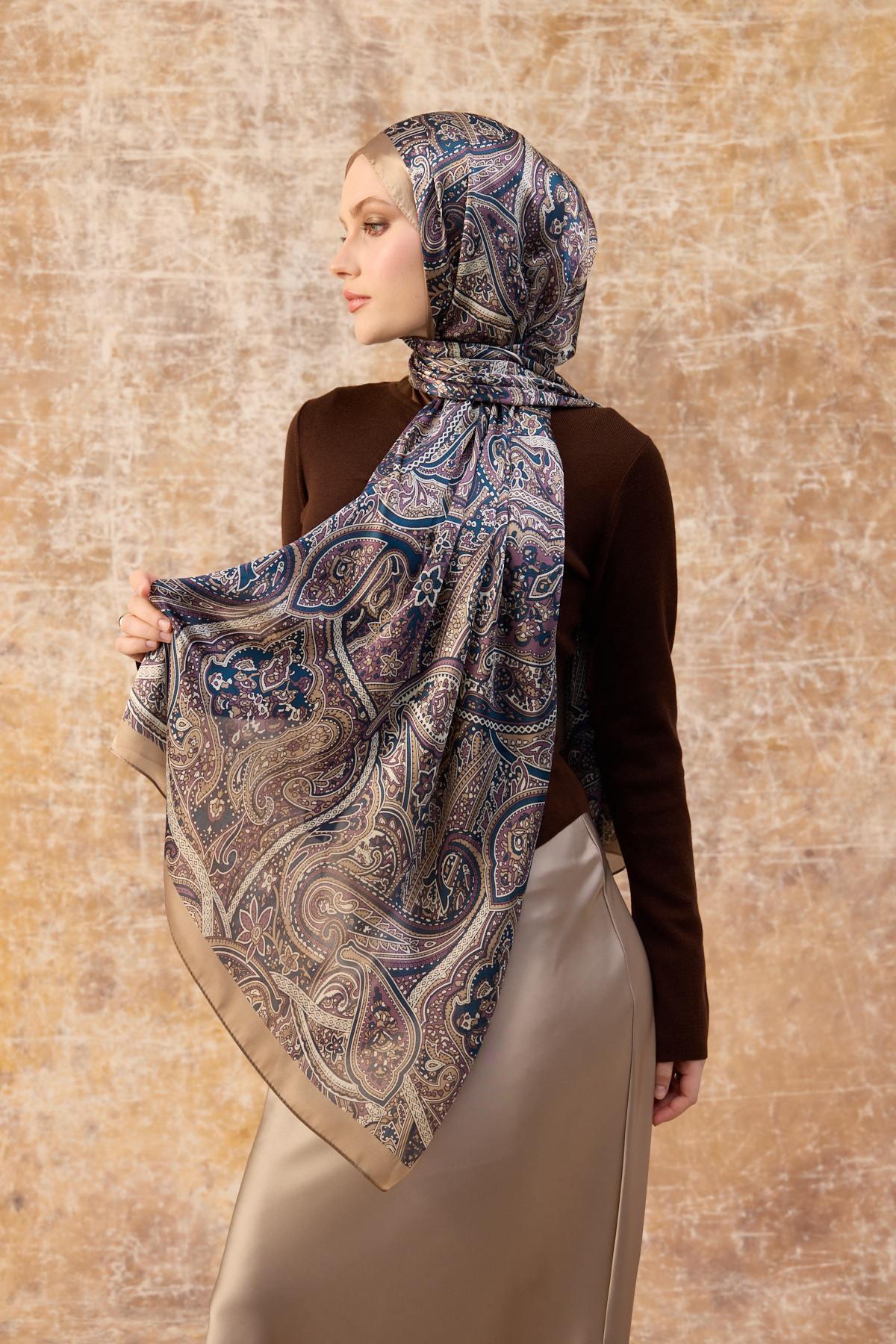 Camel Hint Vual Şal -  5003-15