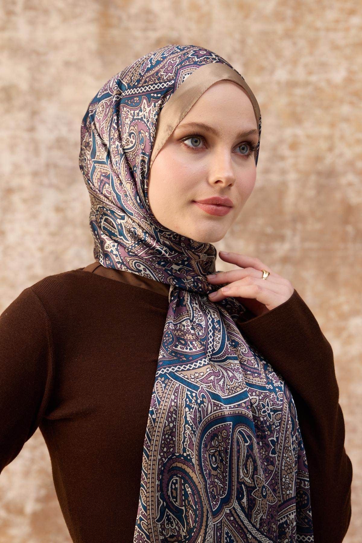 Camel Hint Vual Şal -  5003-15