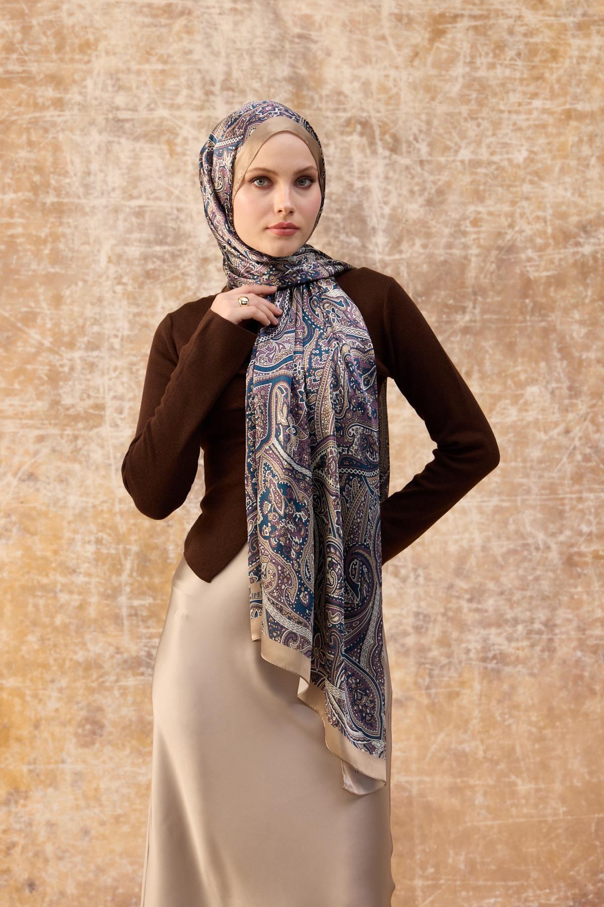 Camel Hint Vual Şal -  5003-15