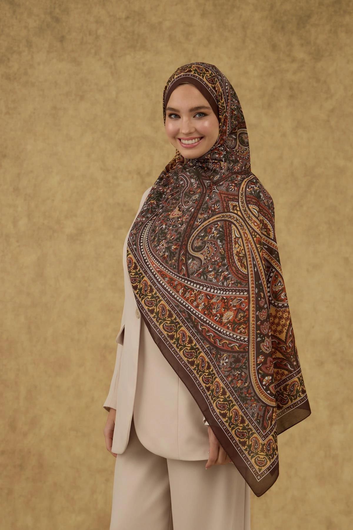 İpekhan Soft Şal Kahverengi 3051-06