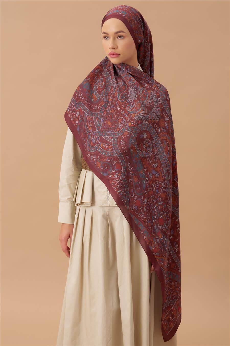 Jardin Secret Collection Hint Vual İpek Şal 5011-13