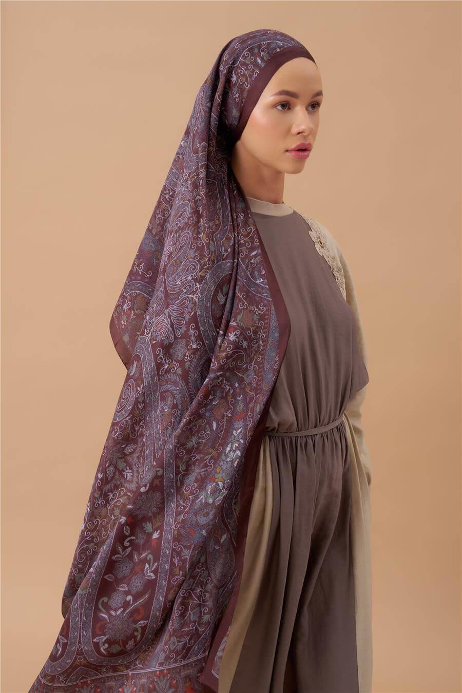 Jardin Secret Collection Hint Vual İpek Şal 5011-05