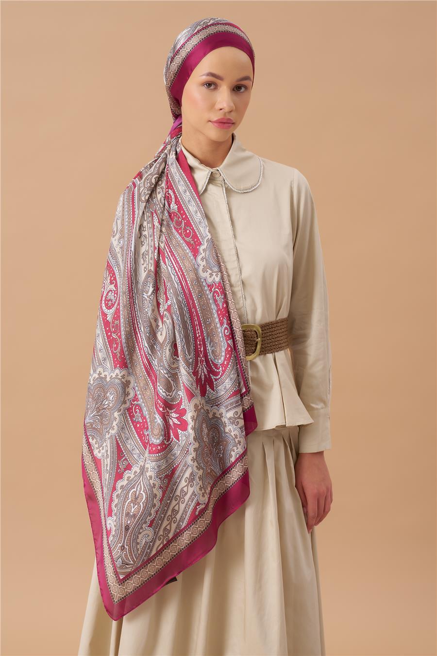 Jardin Secret Collection Hint Vual İpek Şal 5012-05