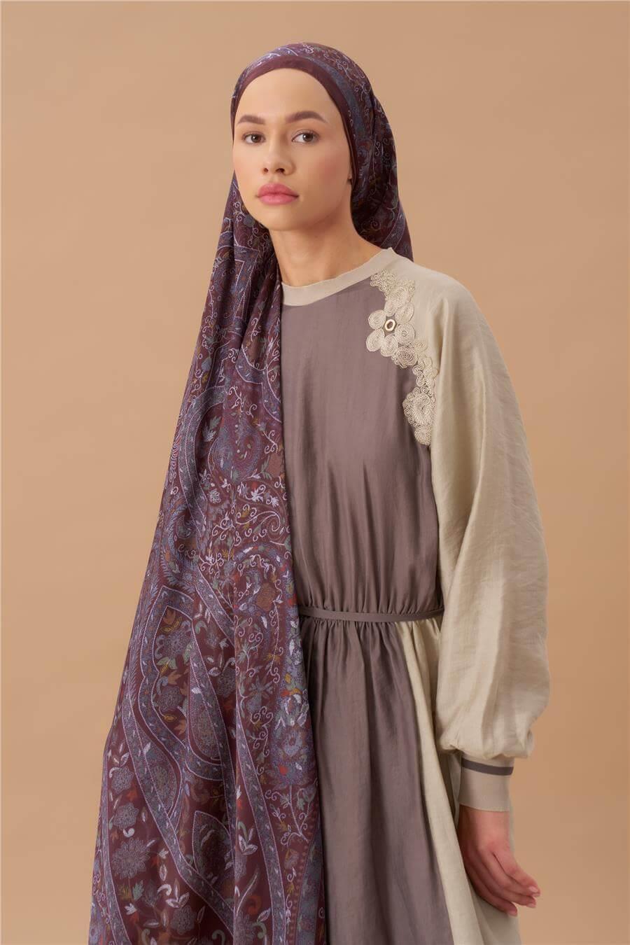 Jardin Secret Collection Hint Vual İpek Şal 5011-05