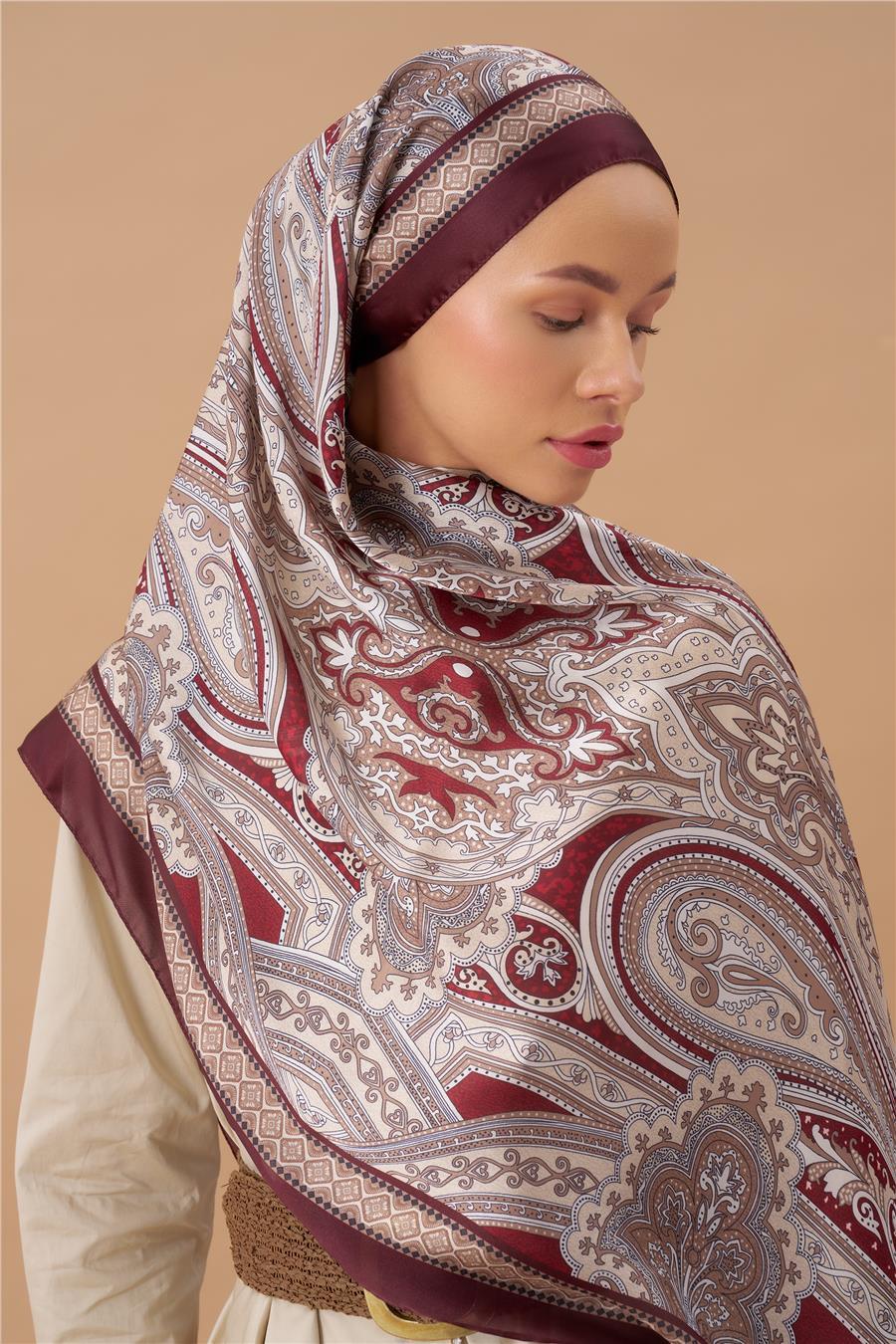 Jardin Secret Collection Hint Vual İpek Şal 5012-08