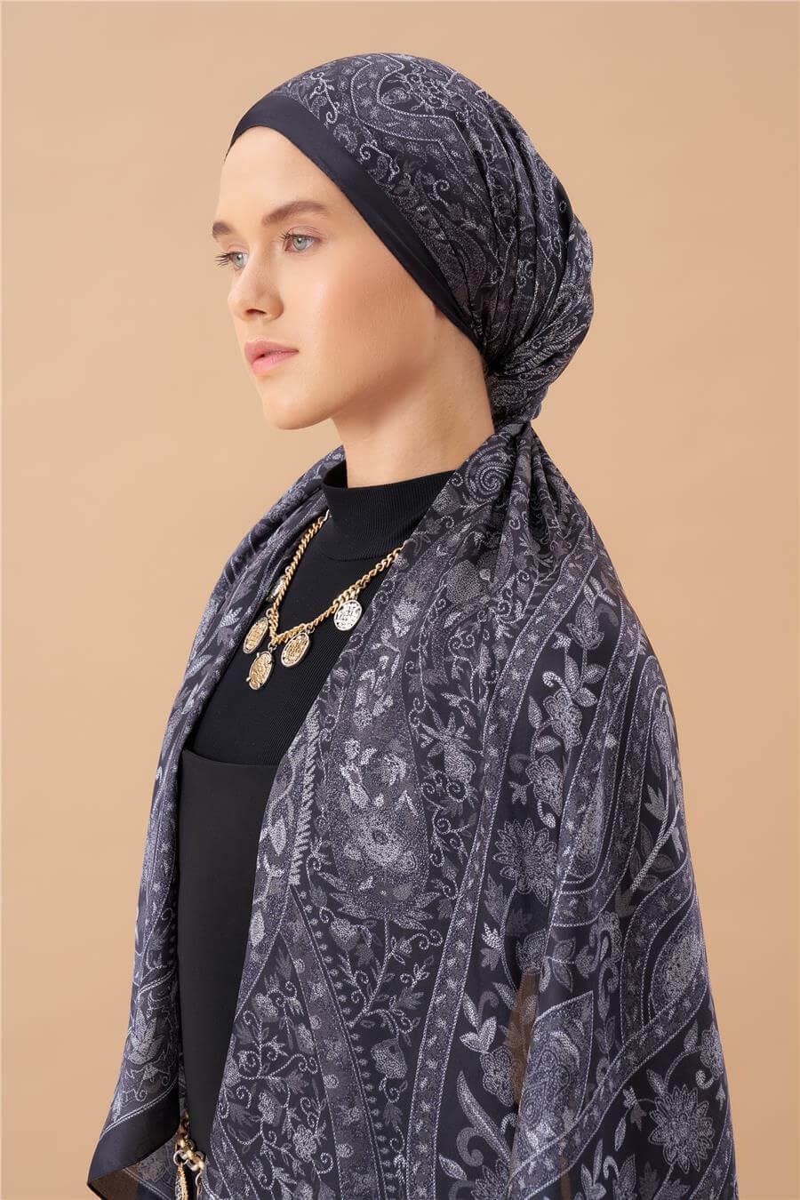 Jardin Secret Collection Hint Vual İpek Şal 5011-03