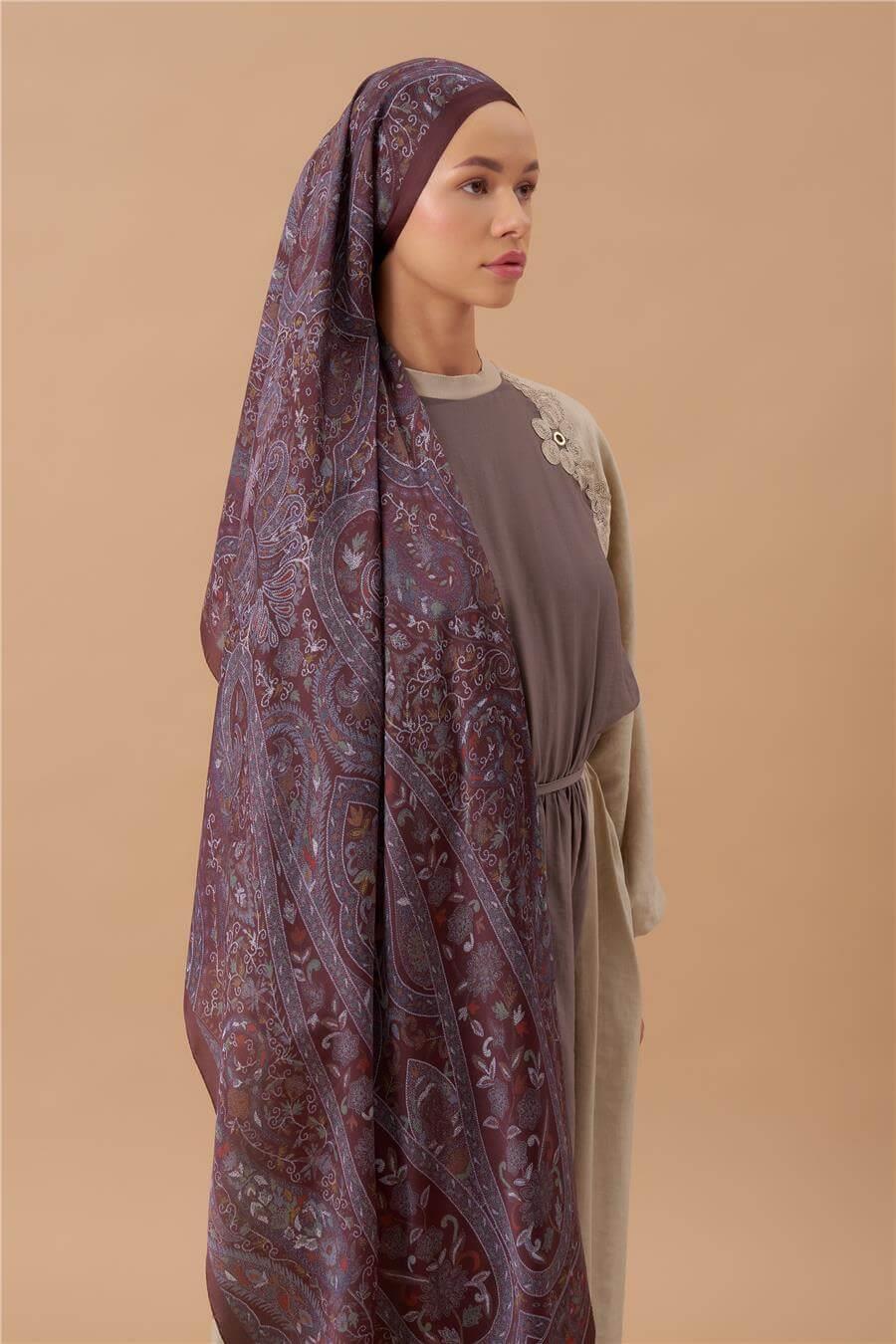 Jardin Secret Collection Hint Vual İpek Şal 5011-05