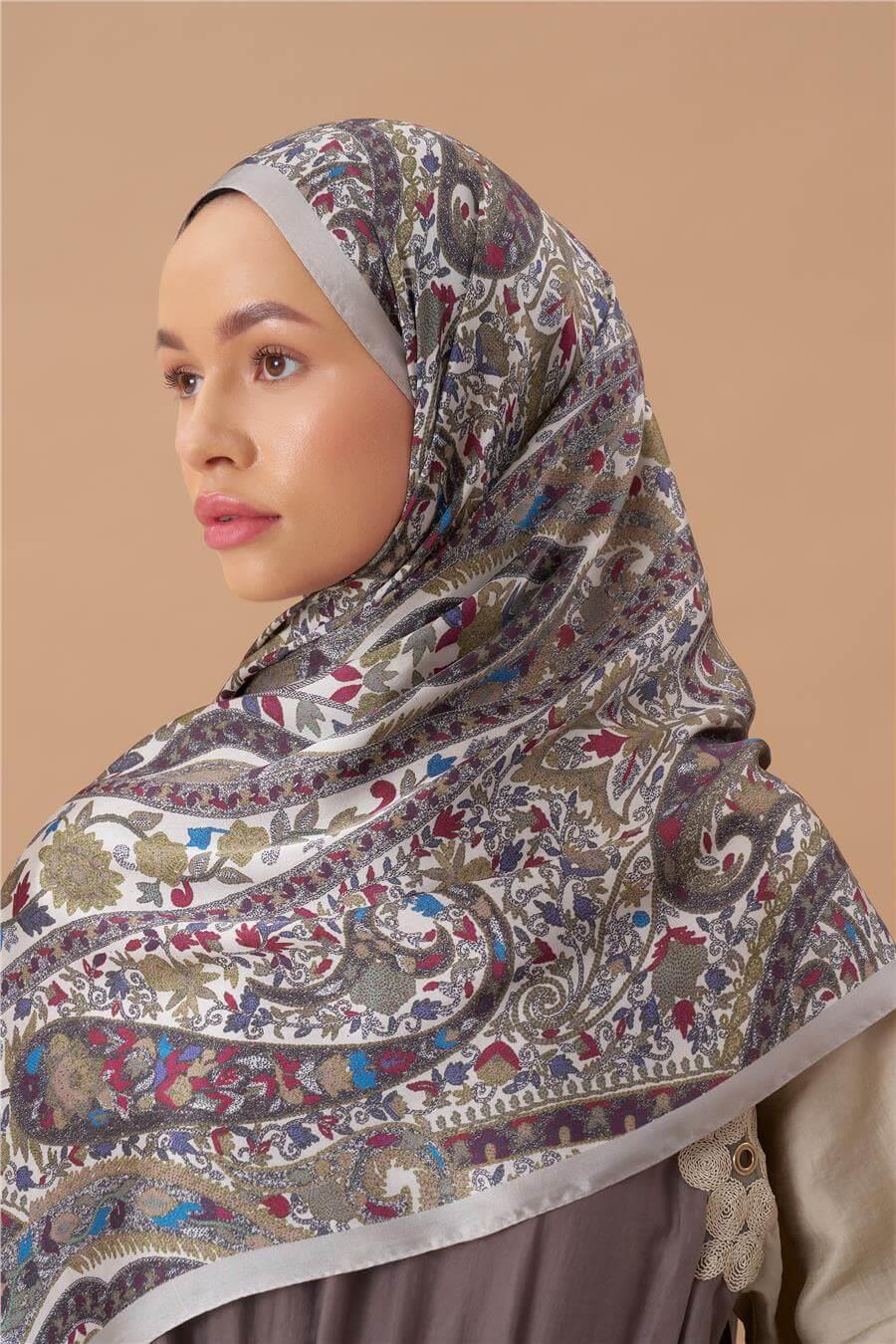 Jardin Secret Collection Hint Vual İpek Şal 5011-04