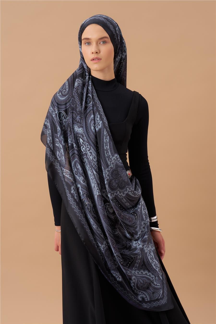 Jardin Secret Collection Hint Vual İpek Şal 5012-07