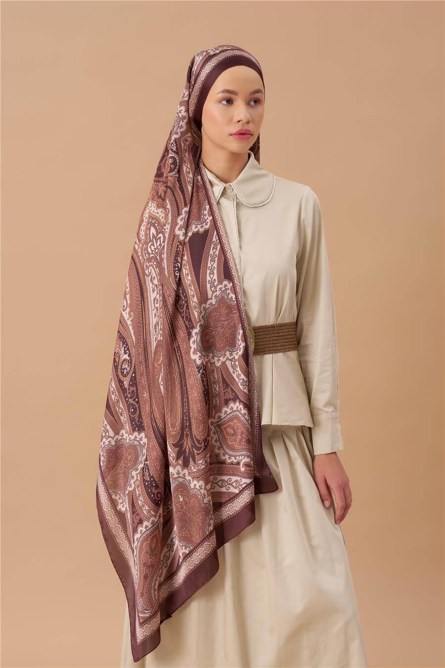 Jardin Secret Collection Hint Vual İpek Şal 5012-04