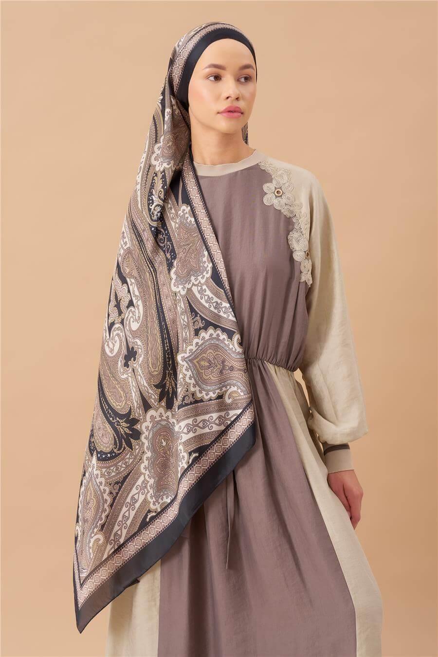 Jardin Secret Collection Hint Vual İpek Şal 5012-02