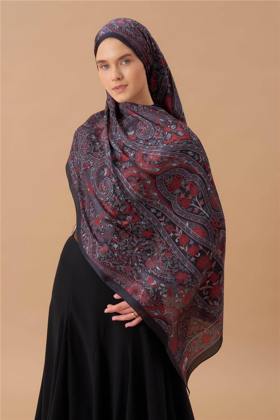 Jardin Secret Collection Hint Vual İpek Şal 5011-08