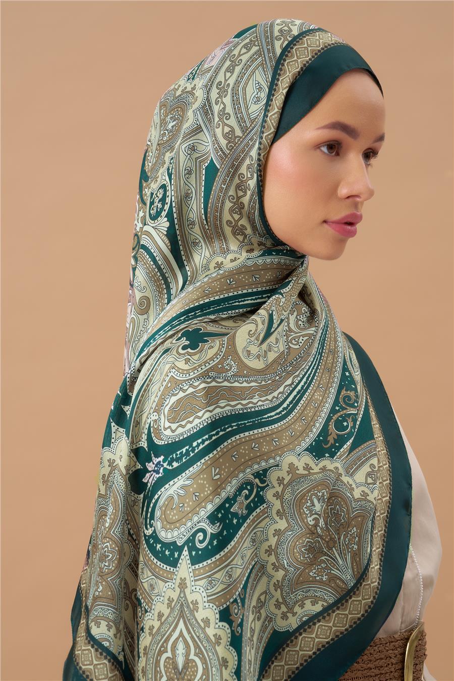 Jardin Secret Collection Hint Vual İpek Şal 5012-10