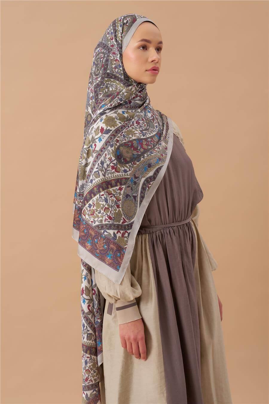 Jardin Secret Collection Hint Vual İpek Şal 5011-04