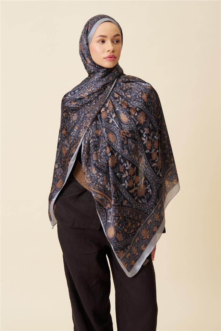 Jardin Secret Collection Hint Vual İpek Şal 5011-01