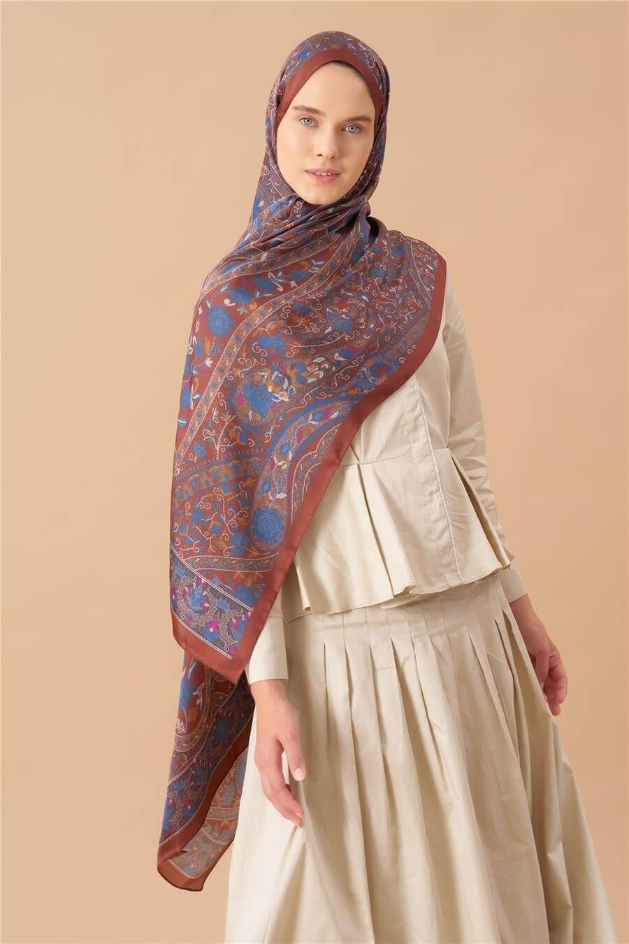 Jardin Secret Collection Hint Vual İpek Şal 5011-02